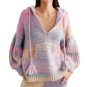 LoveshackFancy REMINGTON HOODIE SWEATER NWT (Extremely oversized)